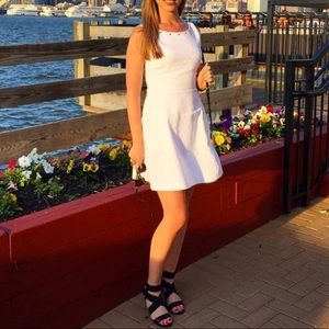 Zara Basic White Dress XS